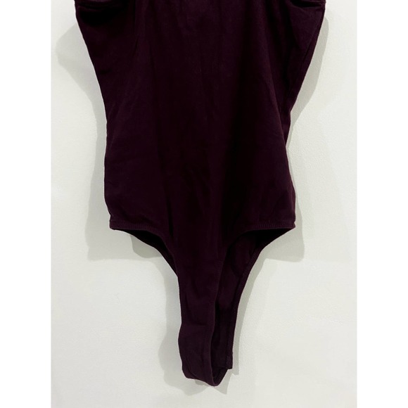 Wine spaghetti Strap Bodysuit - Picture 4 of 6
